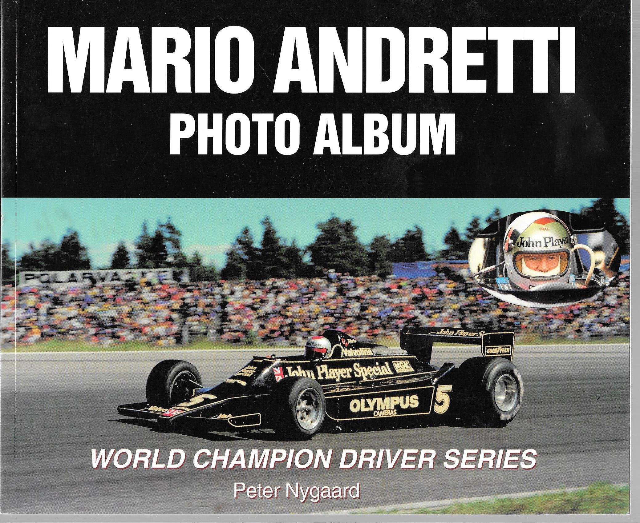 Mario Andretti Photo Album (World Champaion Driver Series),Used