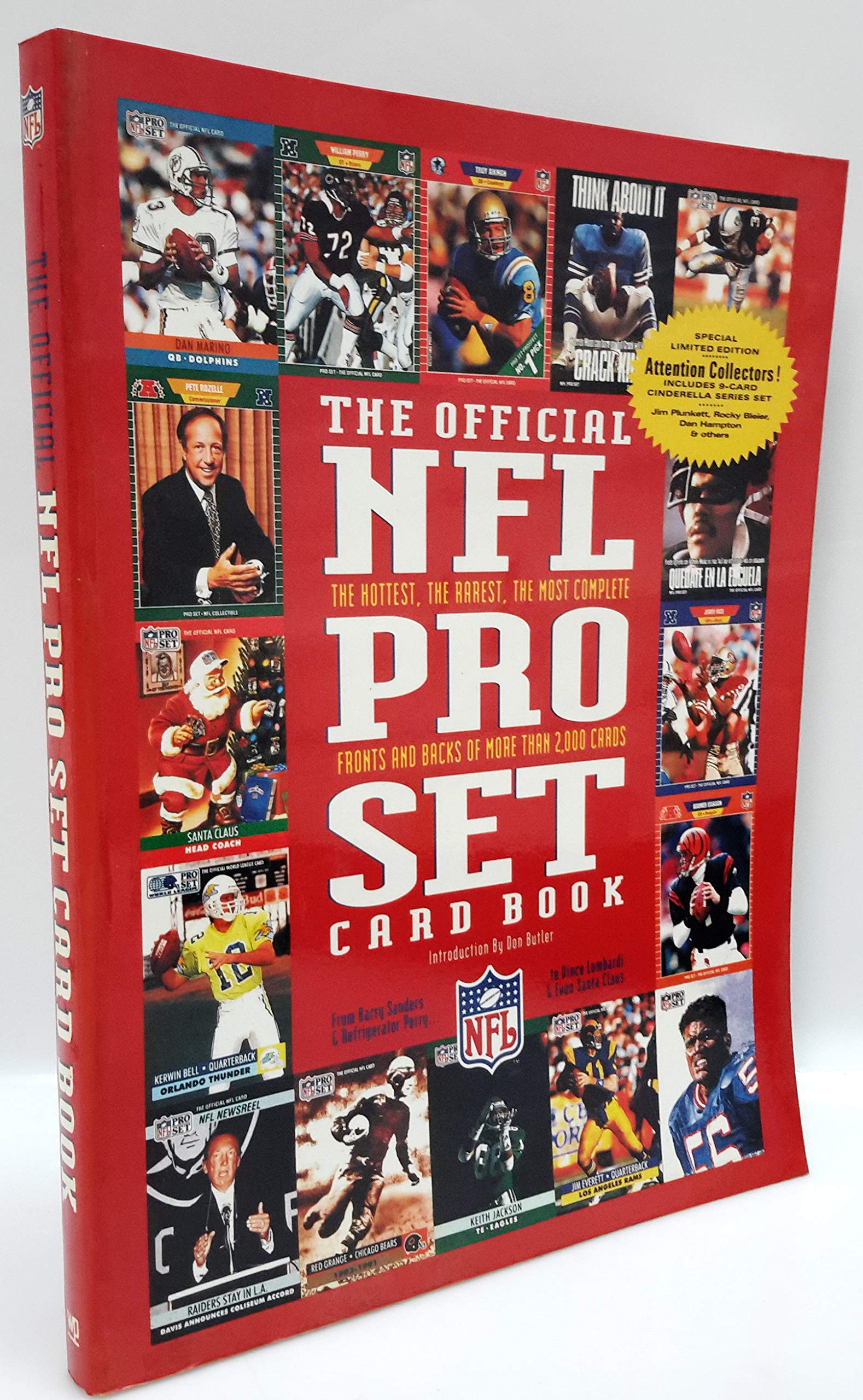 Official NFL Pro Set Card Book,Used