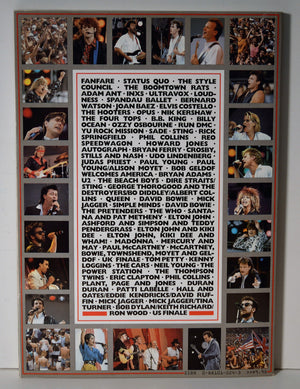Live Aid: World Wide Concert Book,Used