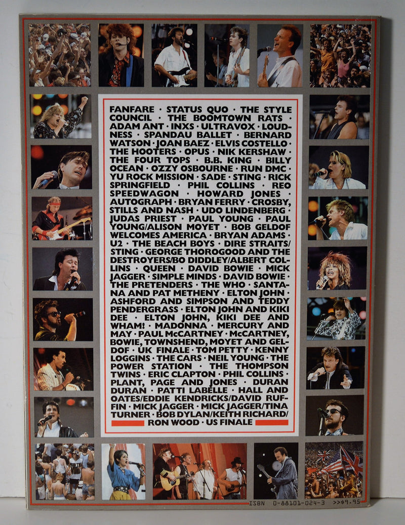 Live Aid: World Wide Concert Book,New