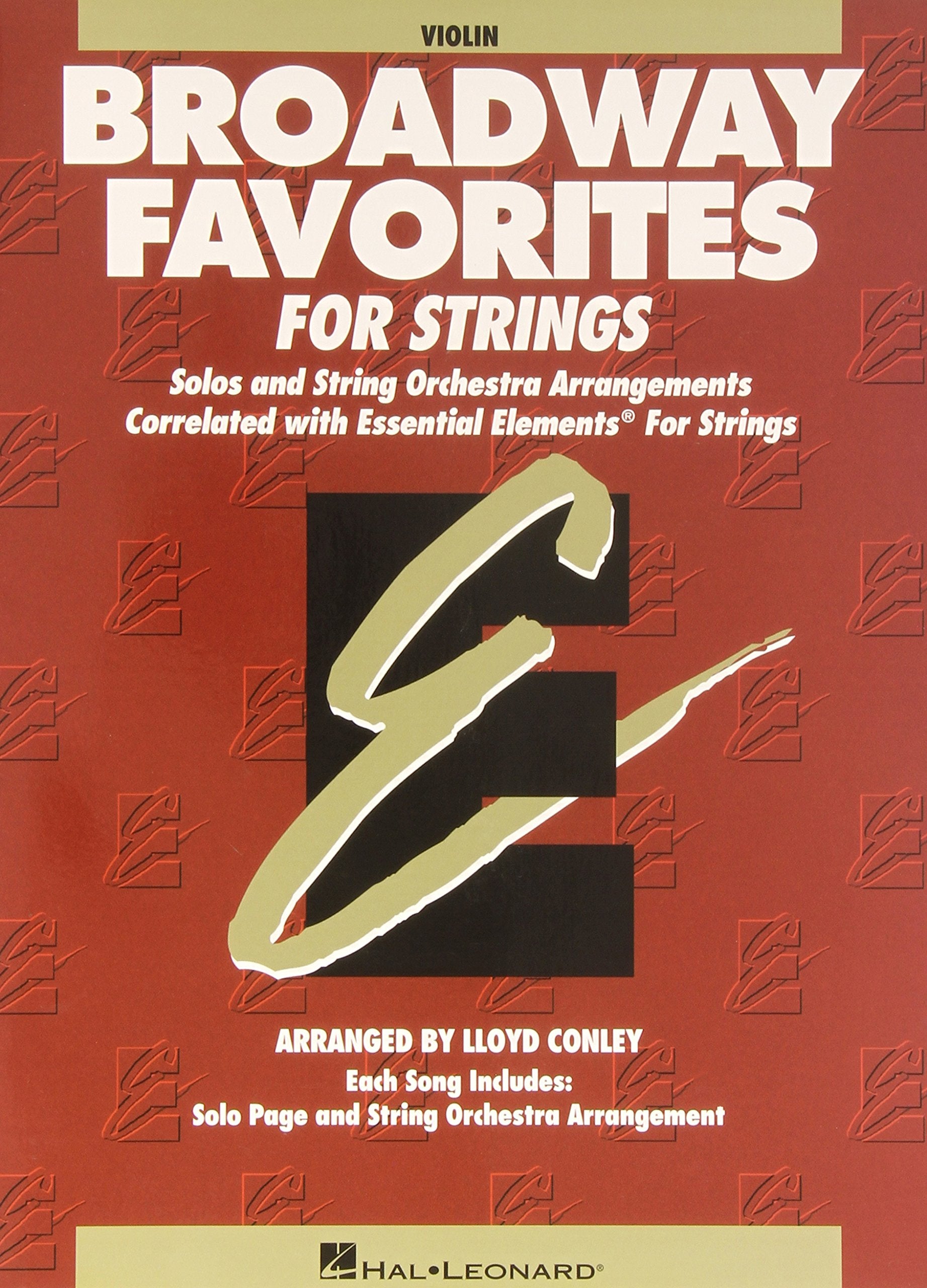 Essential Elements Broadway Favorites for Strings  Violin 1/2,Used