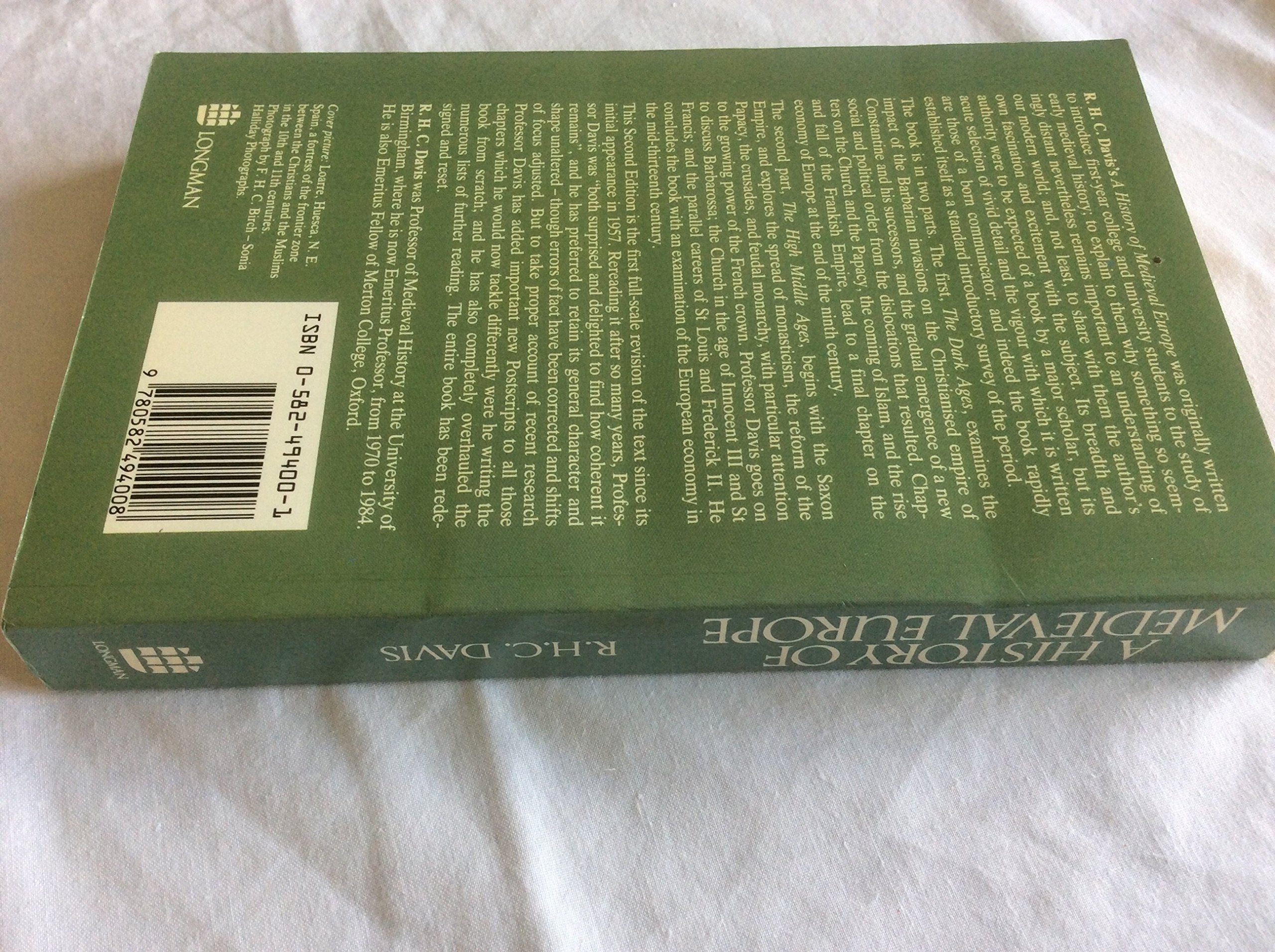A History Of Medieval Europe: From Constantine To Saint Louis,New