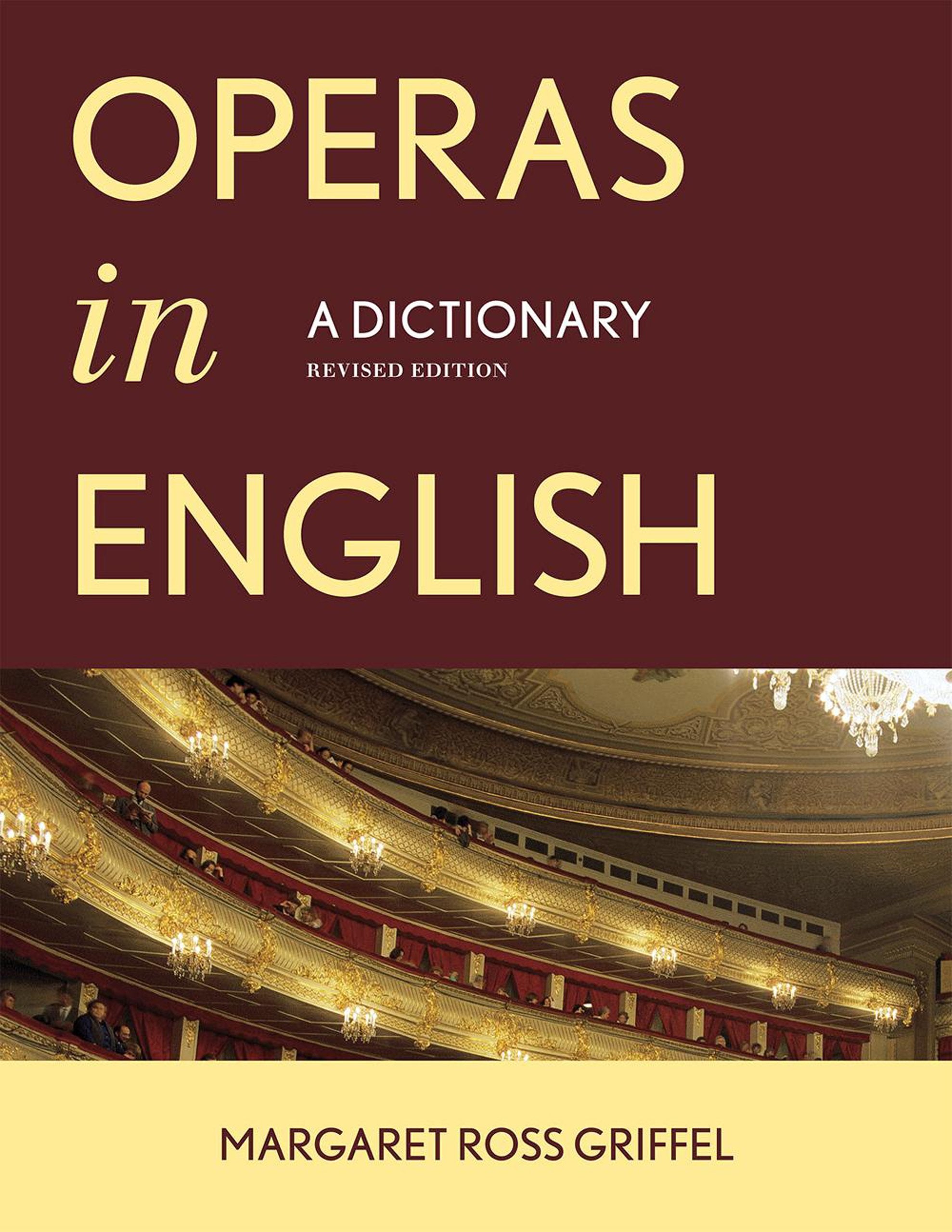 Operas in English: A Dictionary (2 Volumes),Used