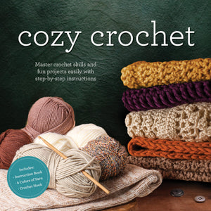 Cozy Crochet Kit: Master Crochet Skills And Fun Projects Easily With StepByStep Instructions  Includes: Instruction Book, Bul