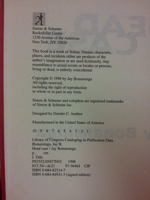 Head Case: A Novel,Used