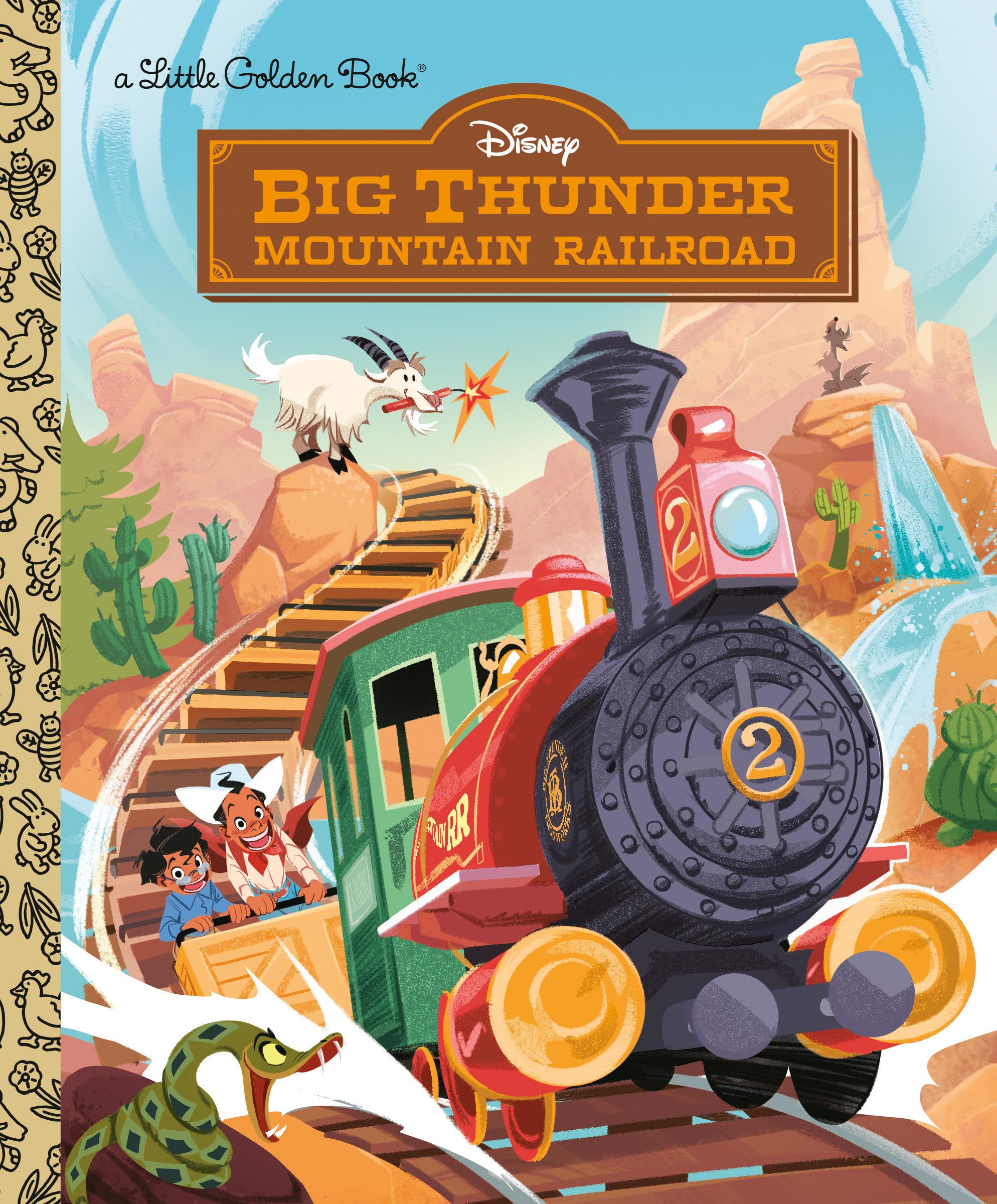 Big Thunder Mountain Railroad (Disney) (Little Golden Book)