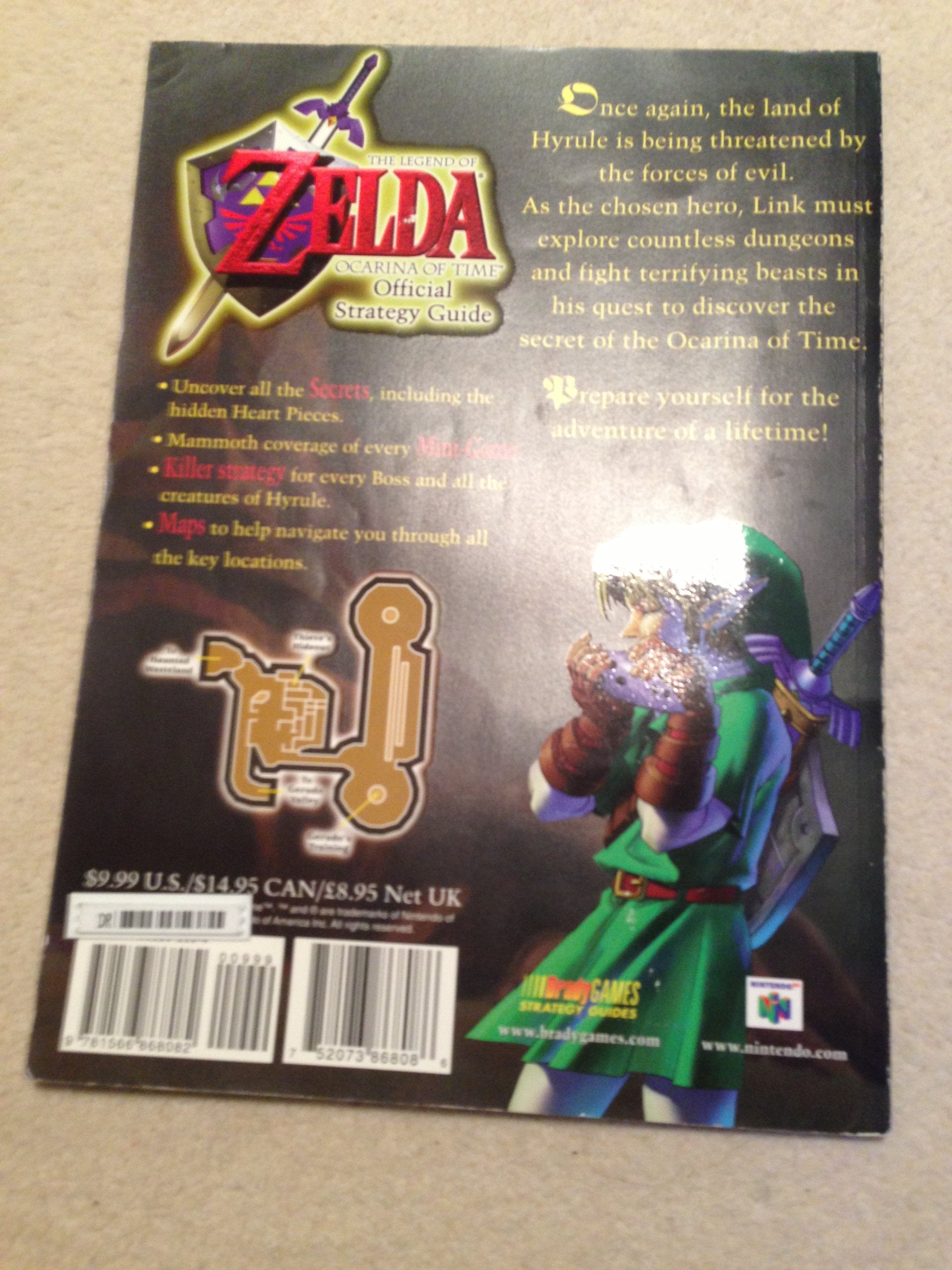 The Legend of Zelda Ocarina of Time: Official Strategy Guide,Used