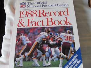Official National Football League 1988 Record and Fact Book (Official NFL Record & Fact Book),Used