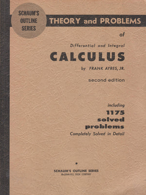 Schaums Calculus,Used