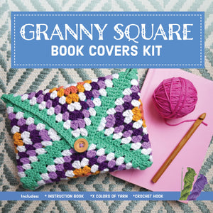 Granny Square Bk Covers Kit