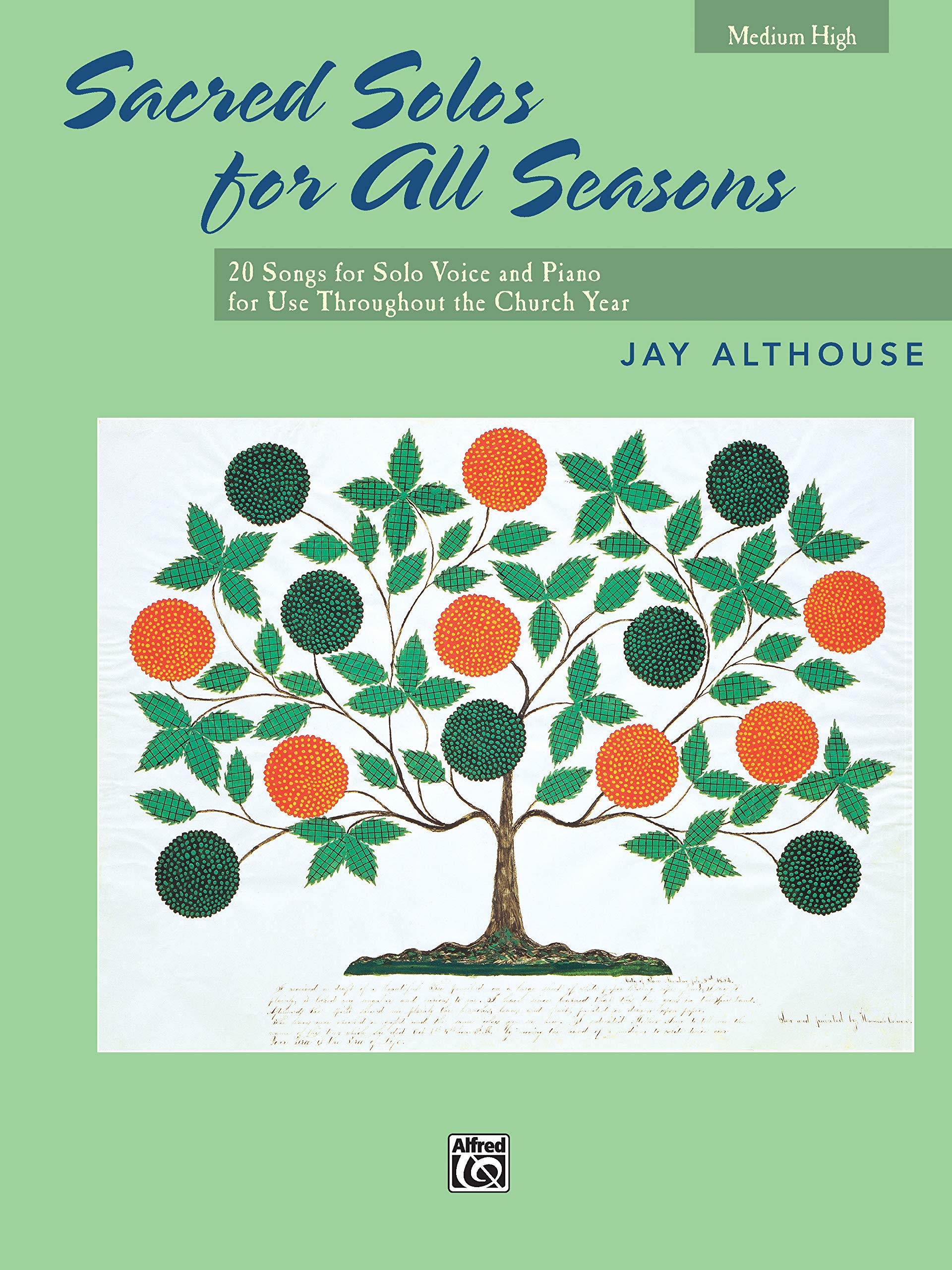 Sacred Solos for All Seasons: Medium High Voice (Alfred's Vocal Solo Collection),Used