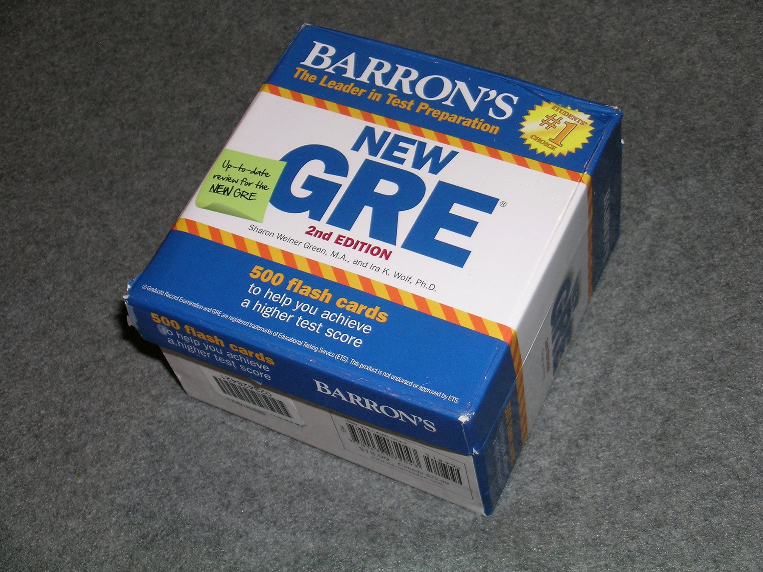 Barron'S New Gre Flash Cards