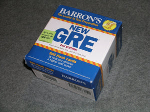 Barron'S New Gre Flash Cards