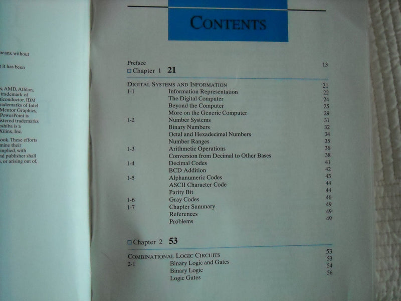 Logic and Computer Design Fundamentals (4th Edition),Used