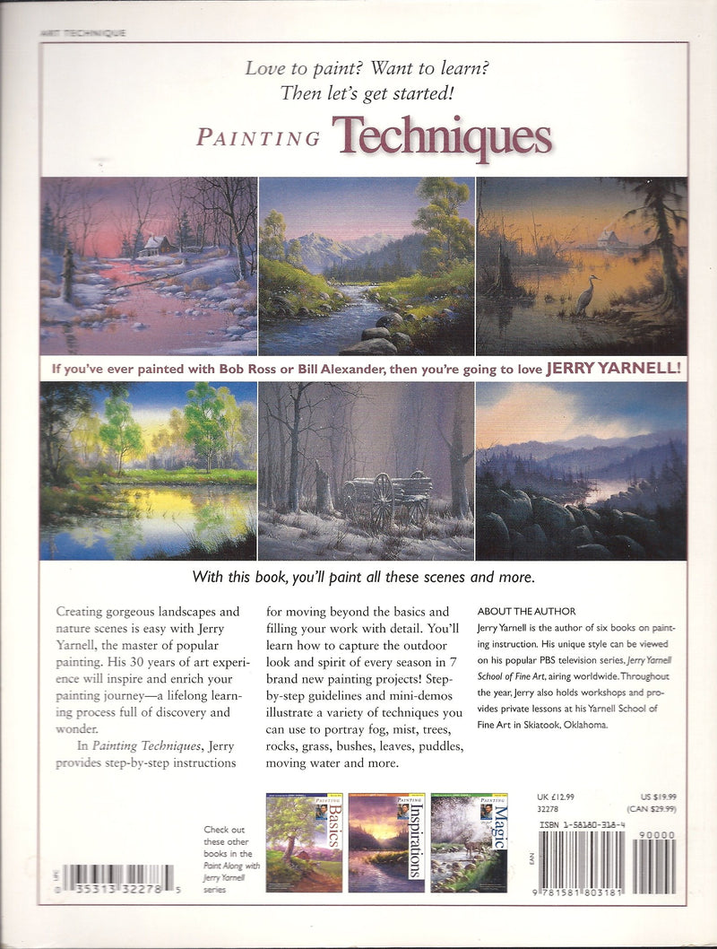 Painting Techniques (Paint Along With Jerry Yarnell),Used