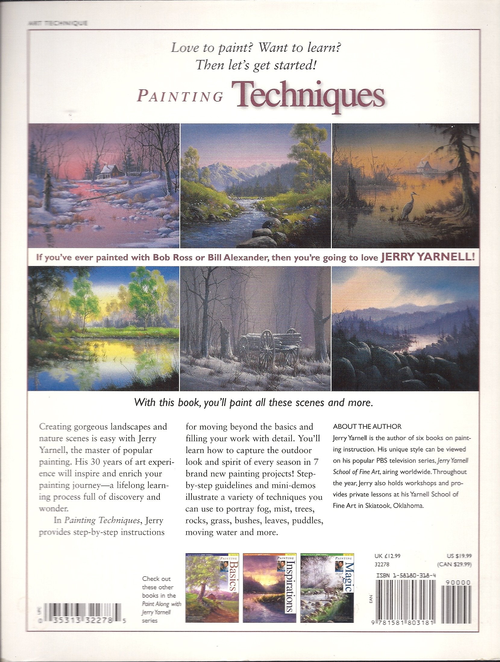 Painting Techniques (Paint Along With Jerry Yarnell),New