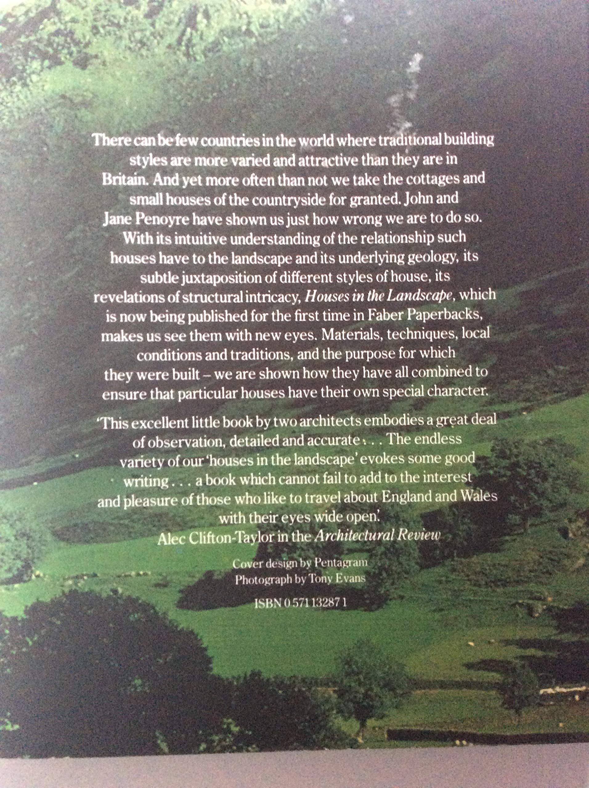 Houses in the landscape: A regional study of vernacular building styles in England and Wales,Used