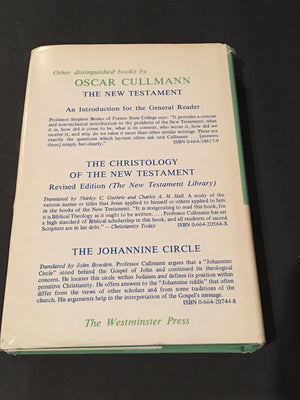 Christ and Time: The Primitive Christian Conception of Time,New