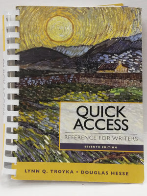 Quick Access Reference for Writers (7th Edition),New
