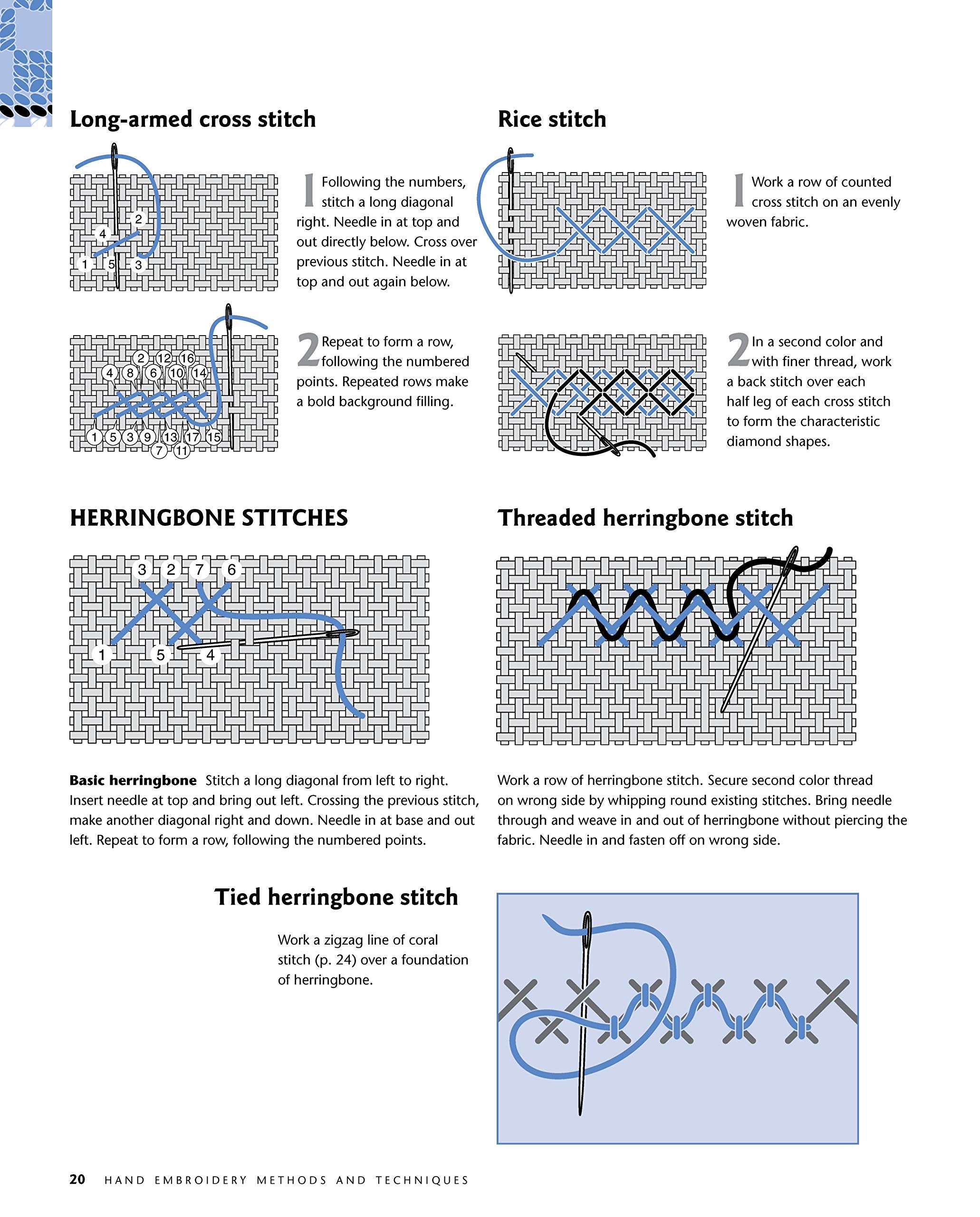 Embroidery: A Beginner's StepbyStep Guide to Stitches and Techniques (Design Originals) More than 70 Stitches; Instructions fo,Used
