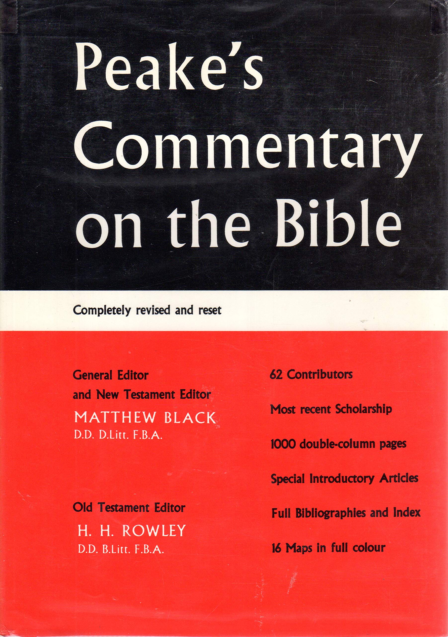 Peake'S Commentary On The Bible
