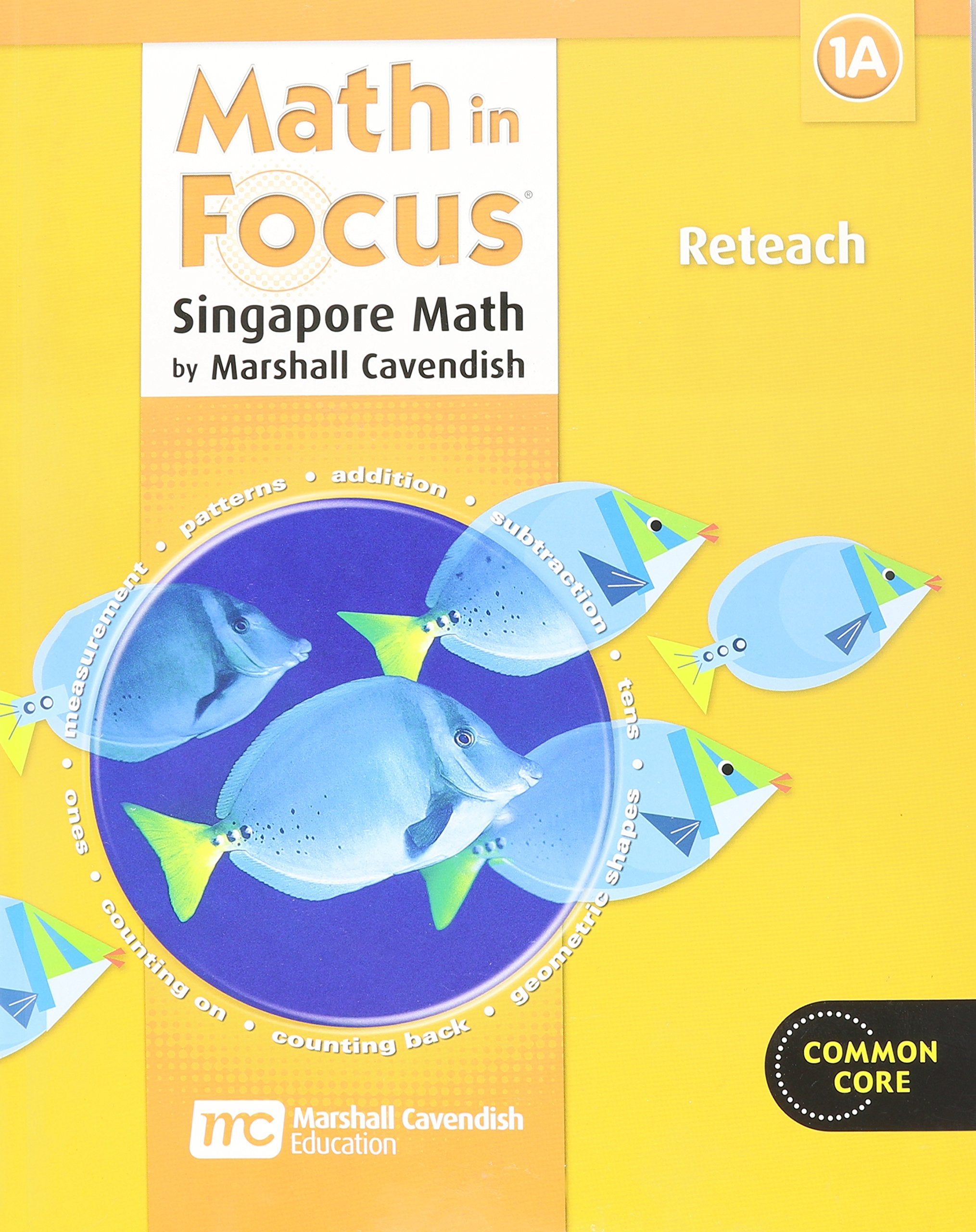 Math in Focus: Singapore Math Reteaching, Book a Grade 1,Used
