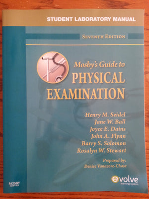 Student Laboratory Manual For Mosby'S Guide To Physical Examination: An Interprofessional Approach,New