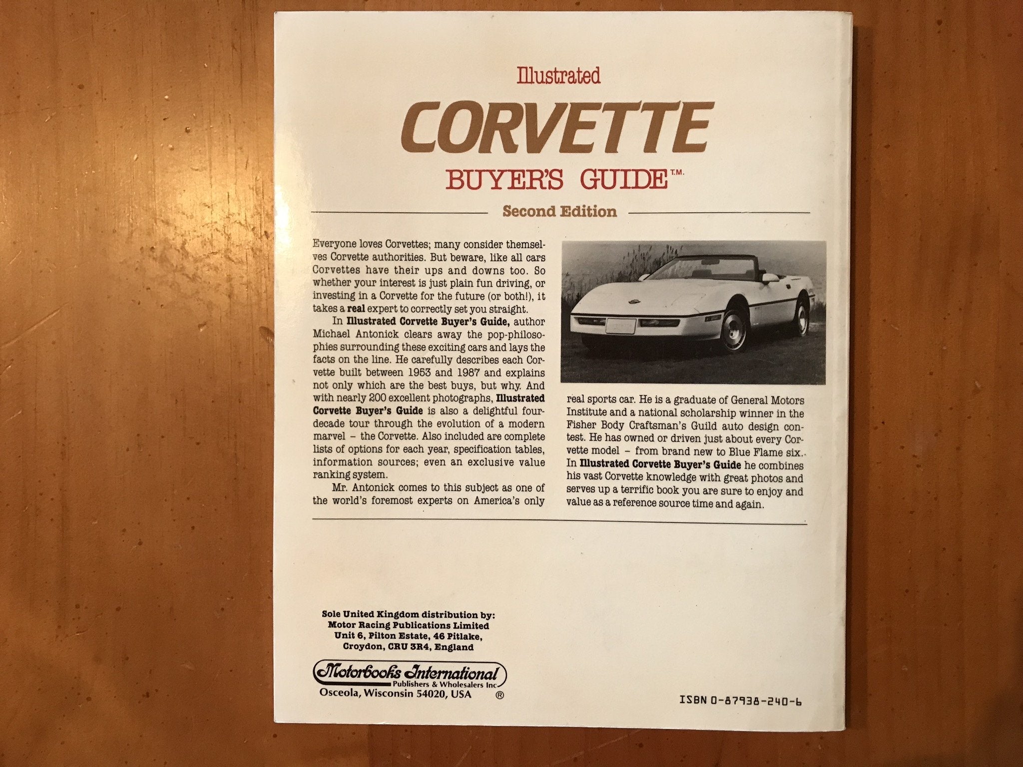 Illustrated Corvette Buyer's Guide: Corvette (Motorbooks International Illustrated Buyer's Guide),Used
