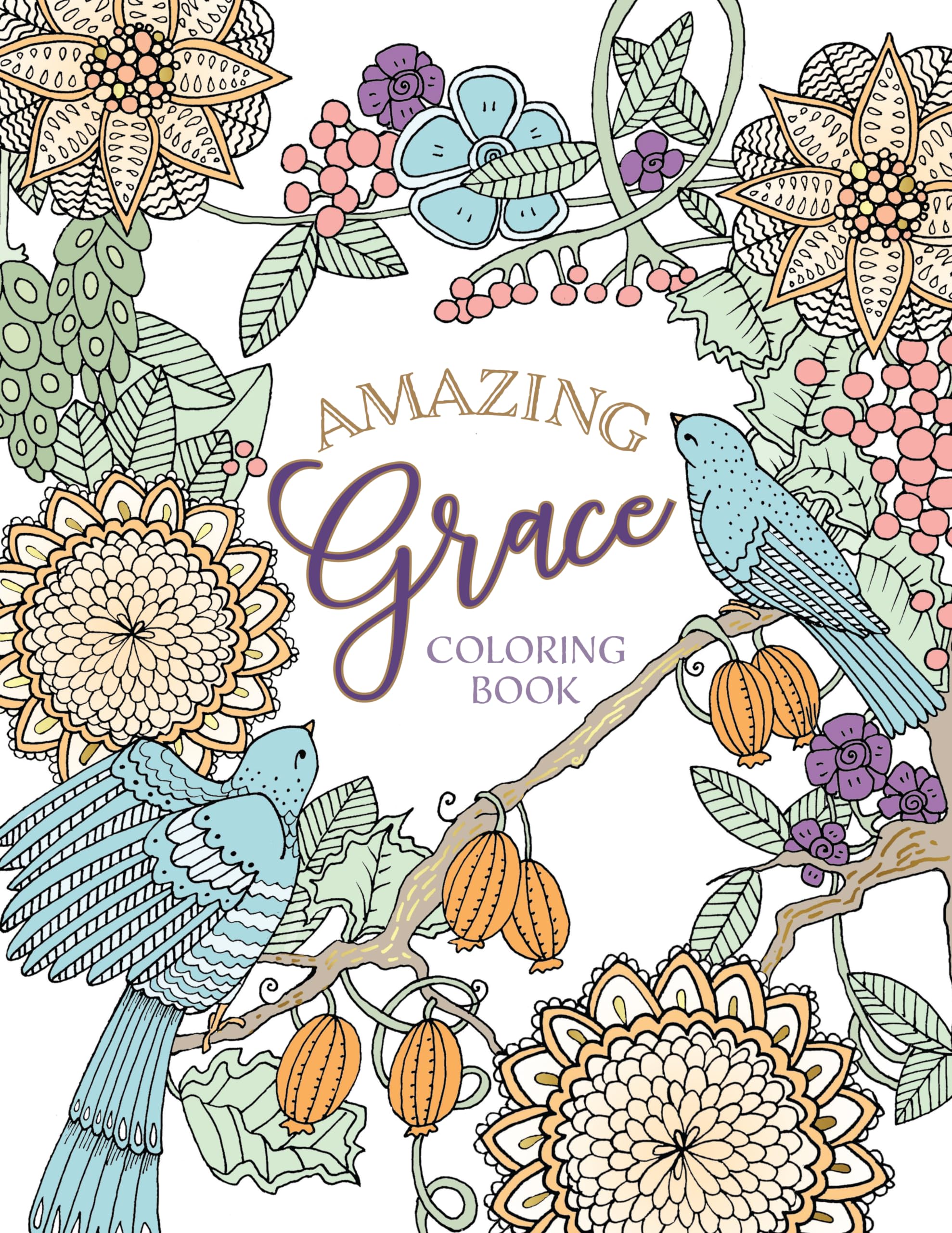 Amazing Grace Coloring Book (Majestic Expressions),Used