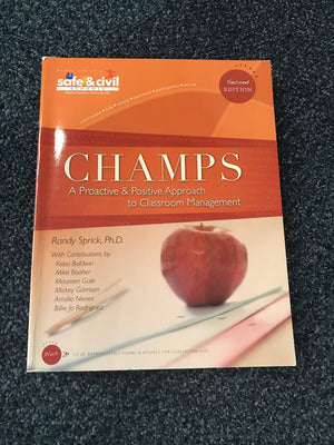 Champs : A Proactive And Positive Approach To Classroom Management,Used