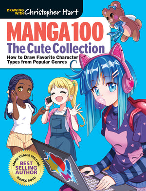 Manga 100: The Cute Collection: How to Draw Your Favorite Character Types from Popular Genres,Used