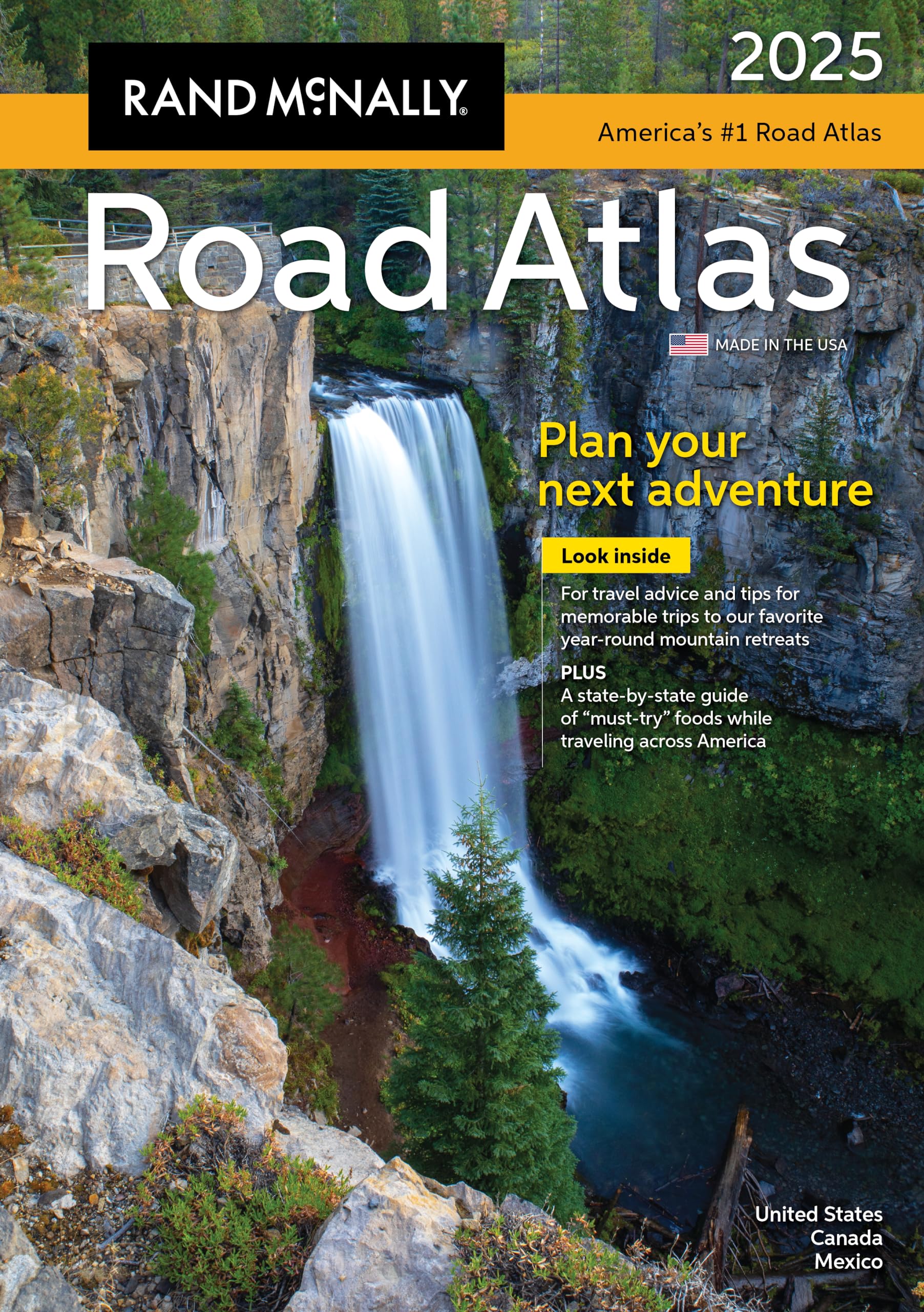 Rand Mcnally 2025 Road Atlas,Used