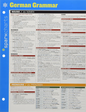 German Grammar SparkCharts (Volume 27),Used