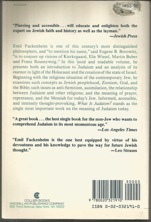What Is Judaism?: An Interpretation for the Present Age,Used