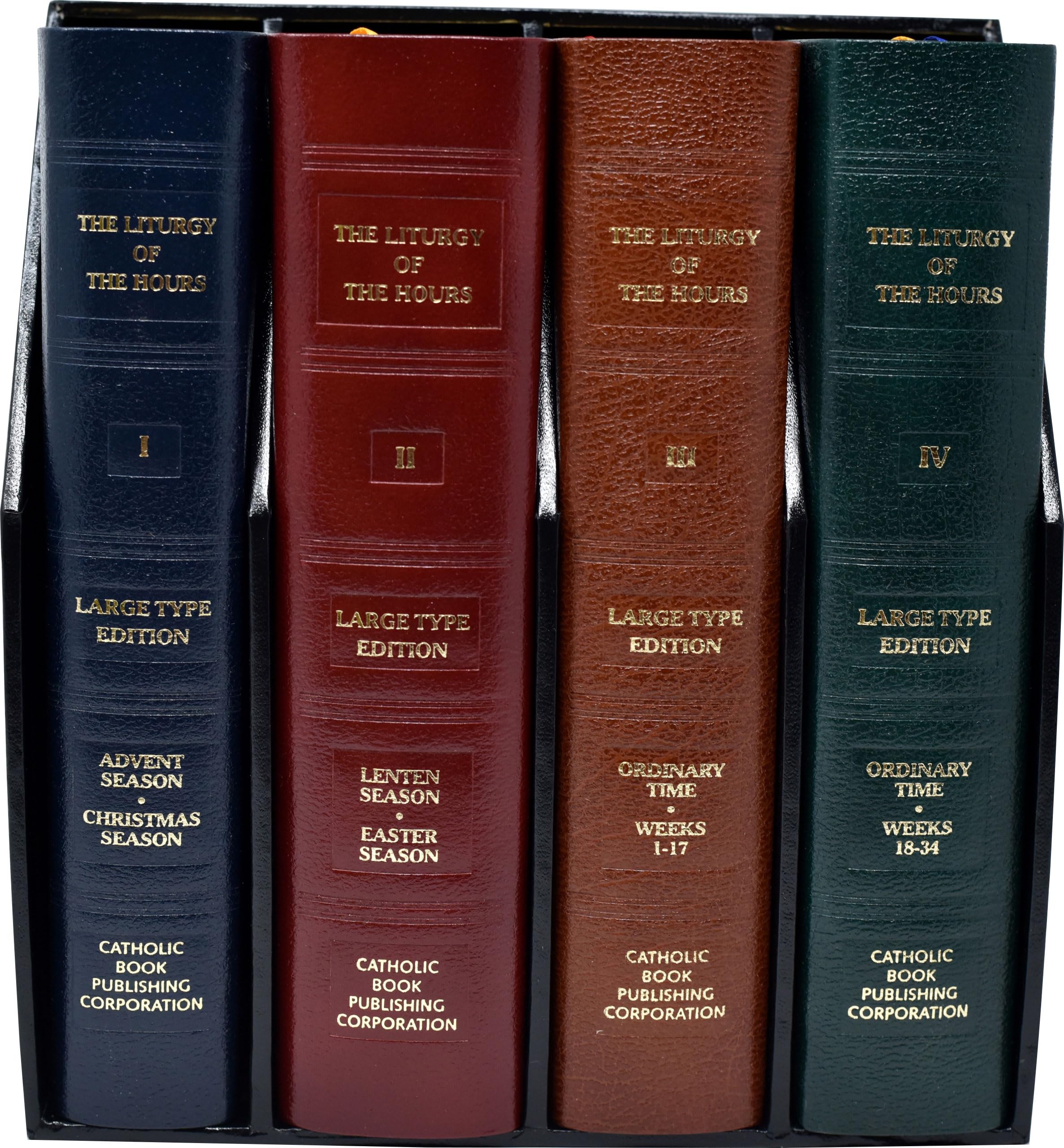 Liturgy of the Hours (Set of 4) [Hardcover] International Commission on English in the Liturgy,Used