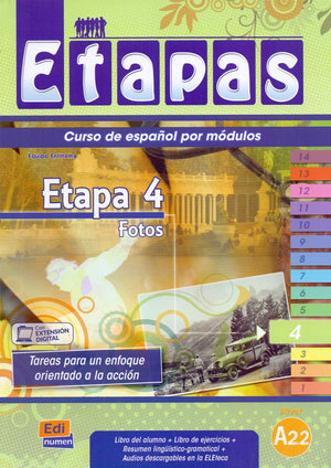 Etapa 4. Fotos  Libro del alumno (Etapas) (Spanish Edition),Used