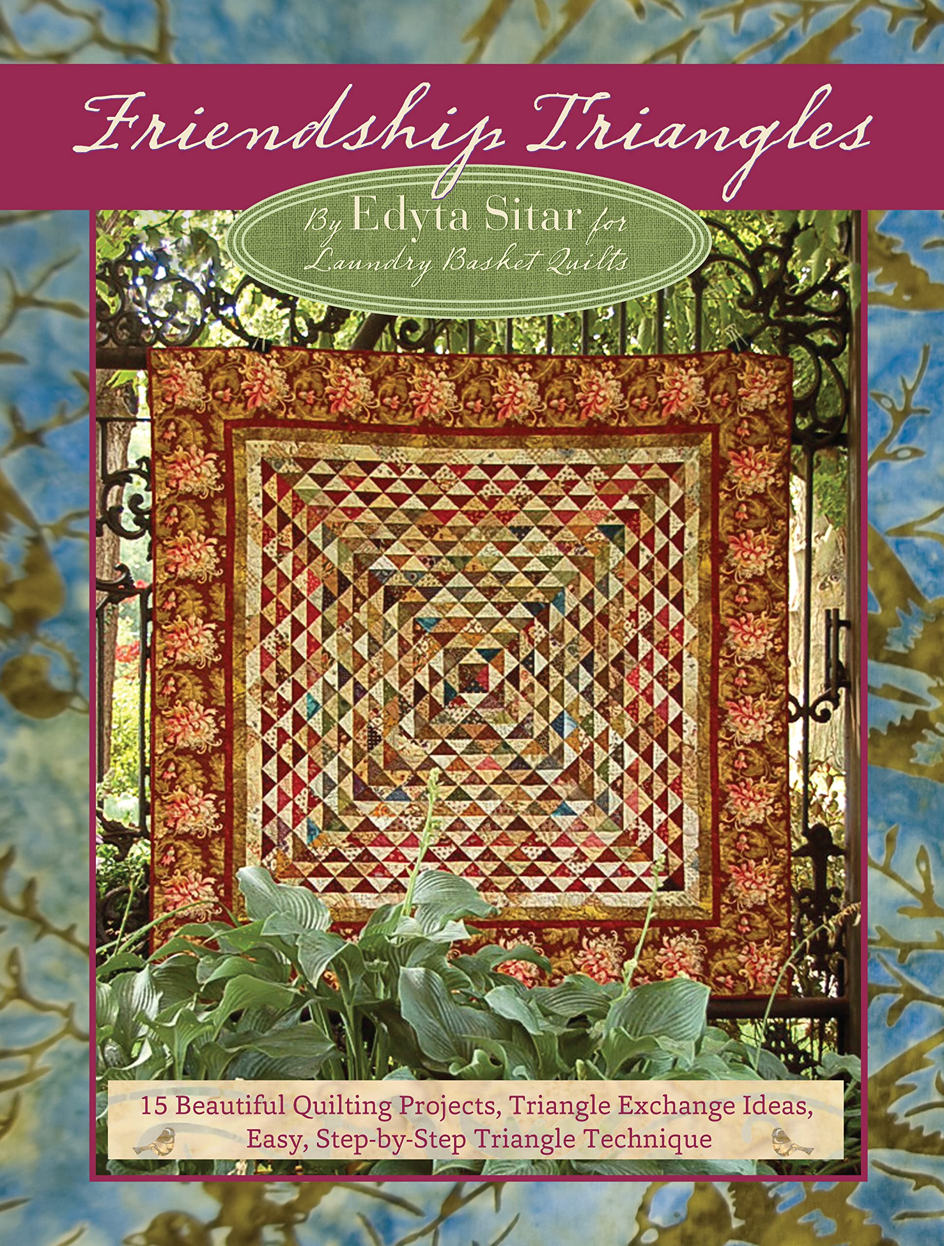 Friendship Triangles: 15 Beautiful Quilting Projects, Triangle Exchange Ideas, Easy, Stepbystep Technique (Landauer) Halfsqua,Used