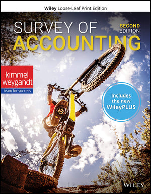 Survey of Accounting, WileyPLUS NextGen Card with Looseleaf Set Single Semester,Used