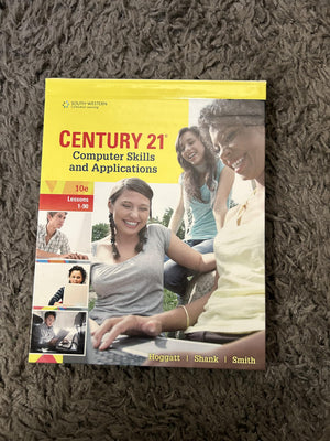Century 21 Computer Skills and Applications, Lessons 190 (Century 21 Keyboarding),Used