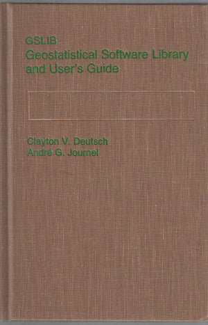 GSLIB: Geostatistical Software Library and User's Guide,Used