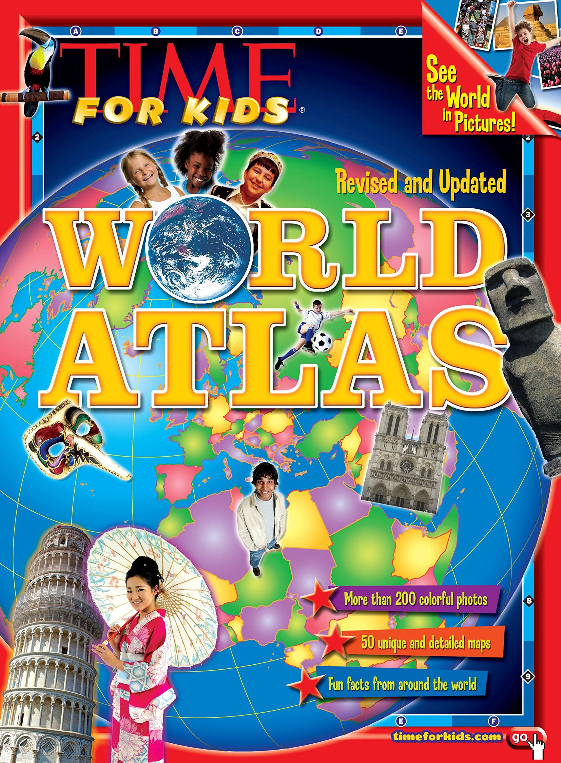TIME For Kids World Atlas,Used