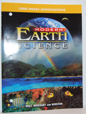 Earth Science, Grade 9 Long Range Investigations: Modern Earth Science (Mod Earth Sci 2002),Used