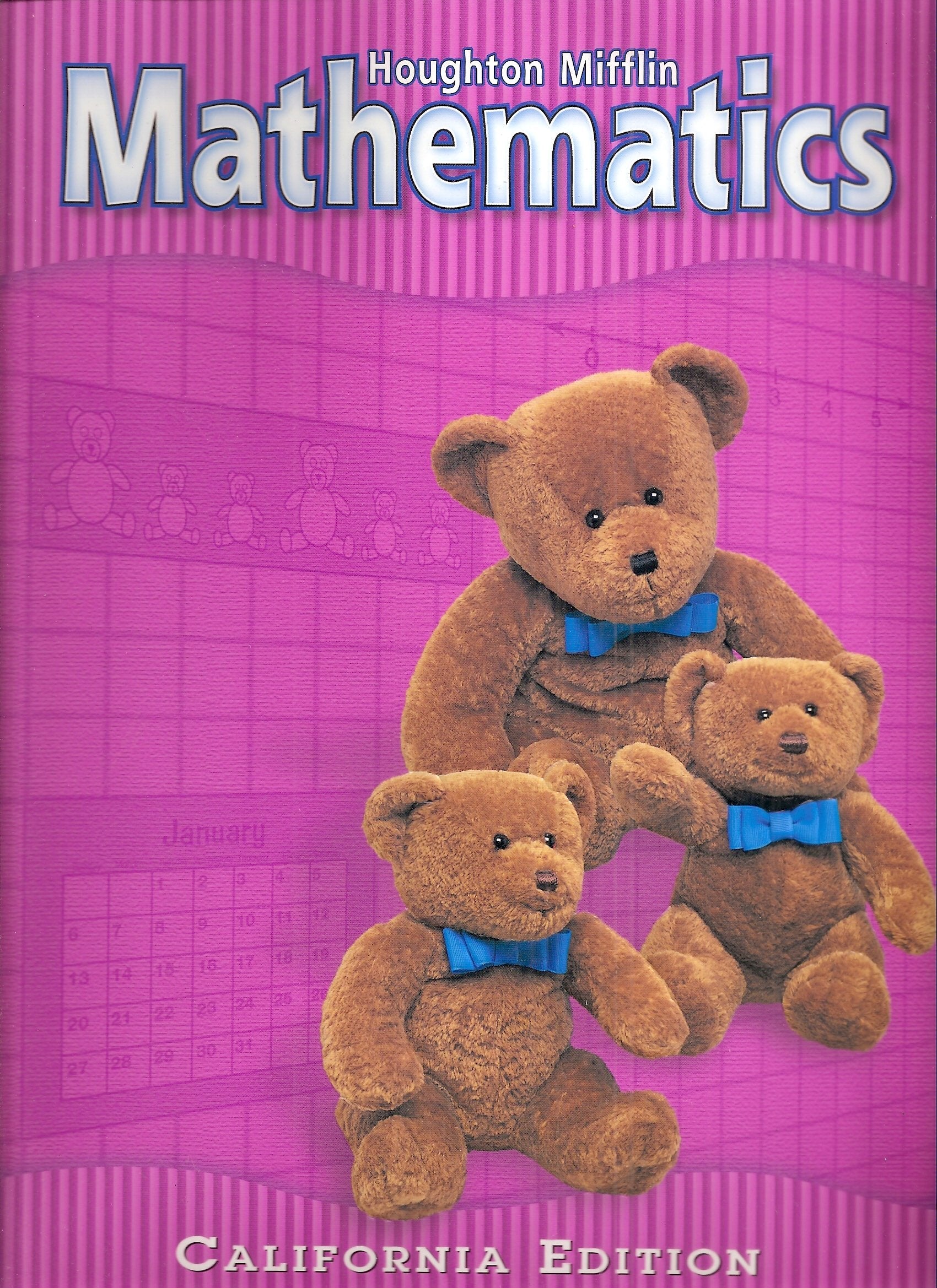 Houghton Mifflin Mathmatics California: Student Edition Level K 2002,Used