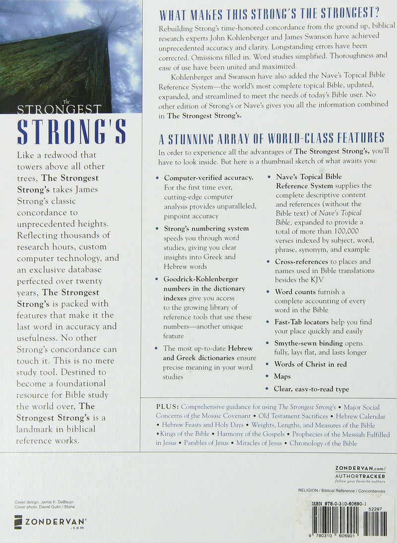 Strongest Strong's Exhaustive Concordance of the Bible Super Saver: 21st Century Edition,New