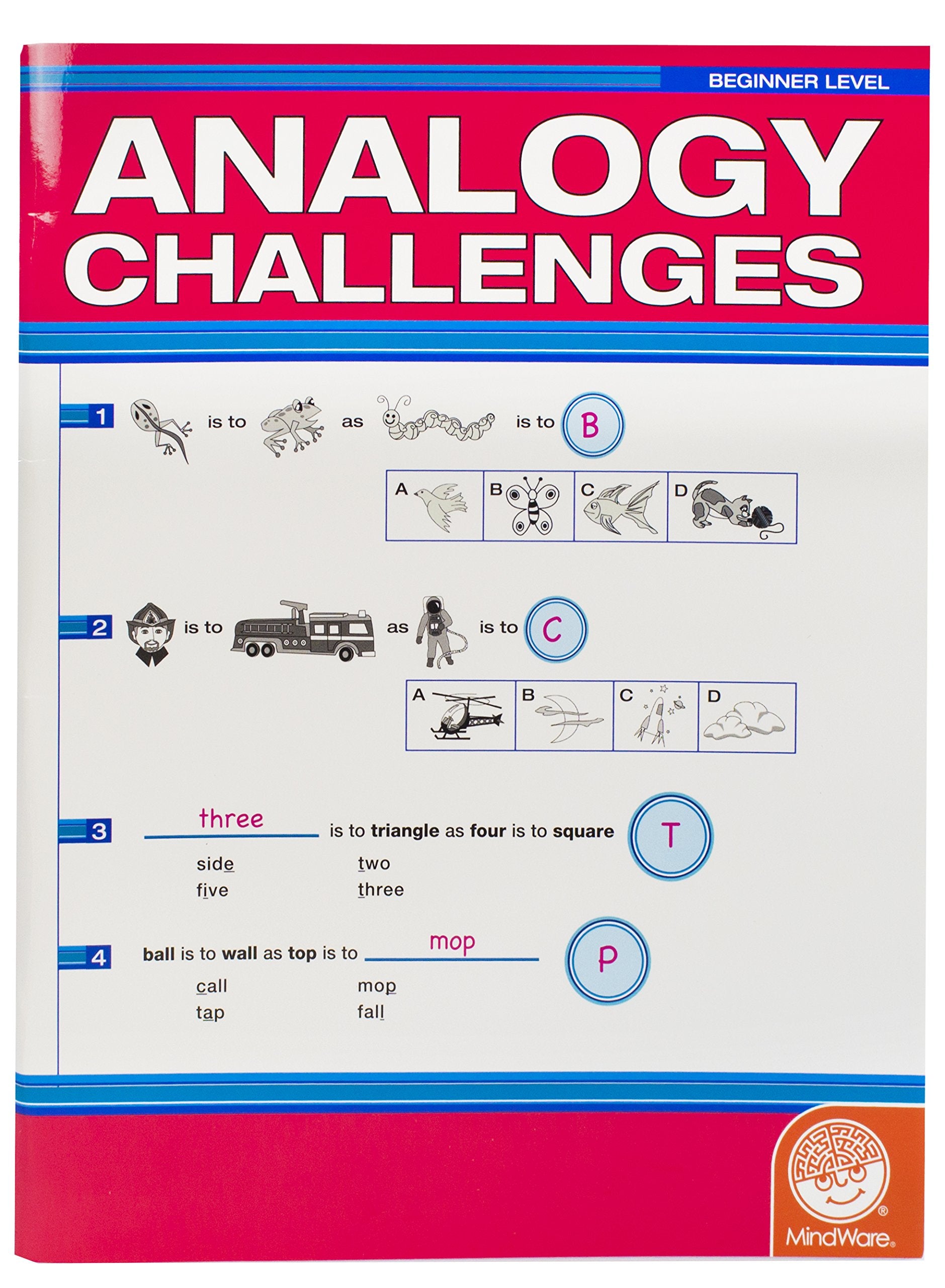 MindWare Analogy Challenges: Beginner Level,Used