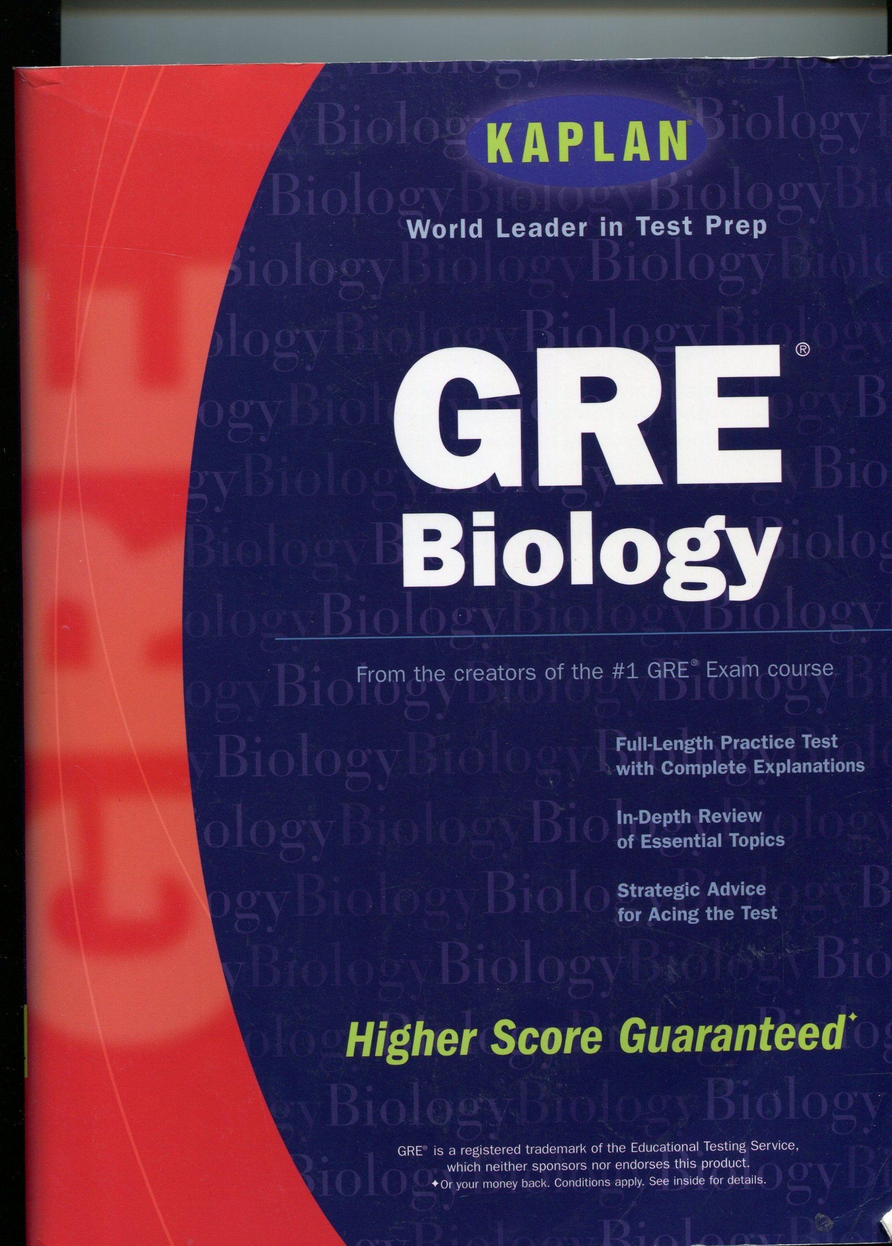 Kaplan GRE Biology,Used