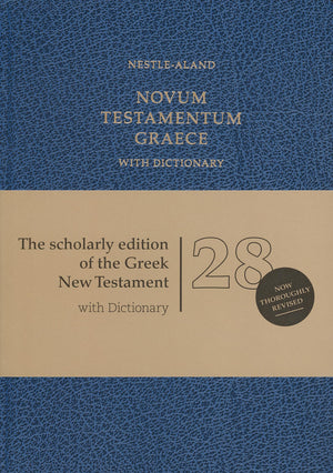 Novum Testamentum Graece With Dictionary: NestleAland (Ancient Greek Edition),New