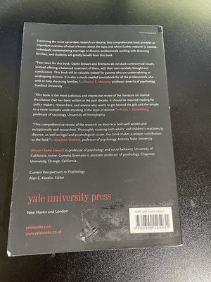 Divorce: Causes And Consequences (Current Perspectives In Psychology)