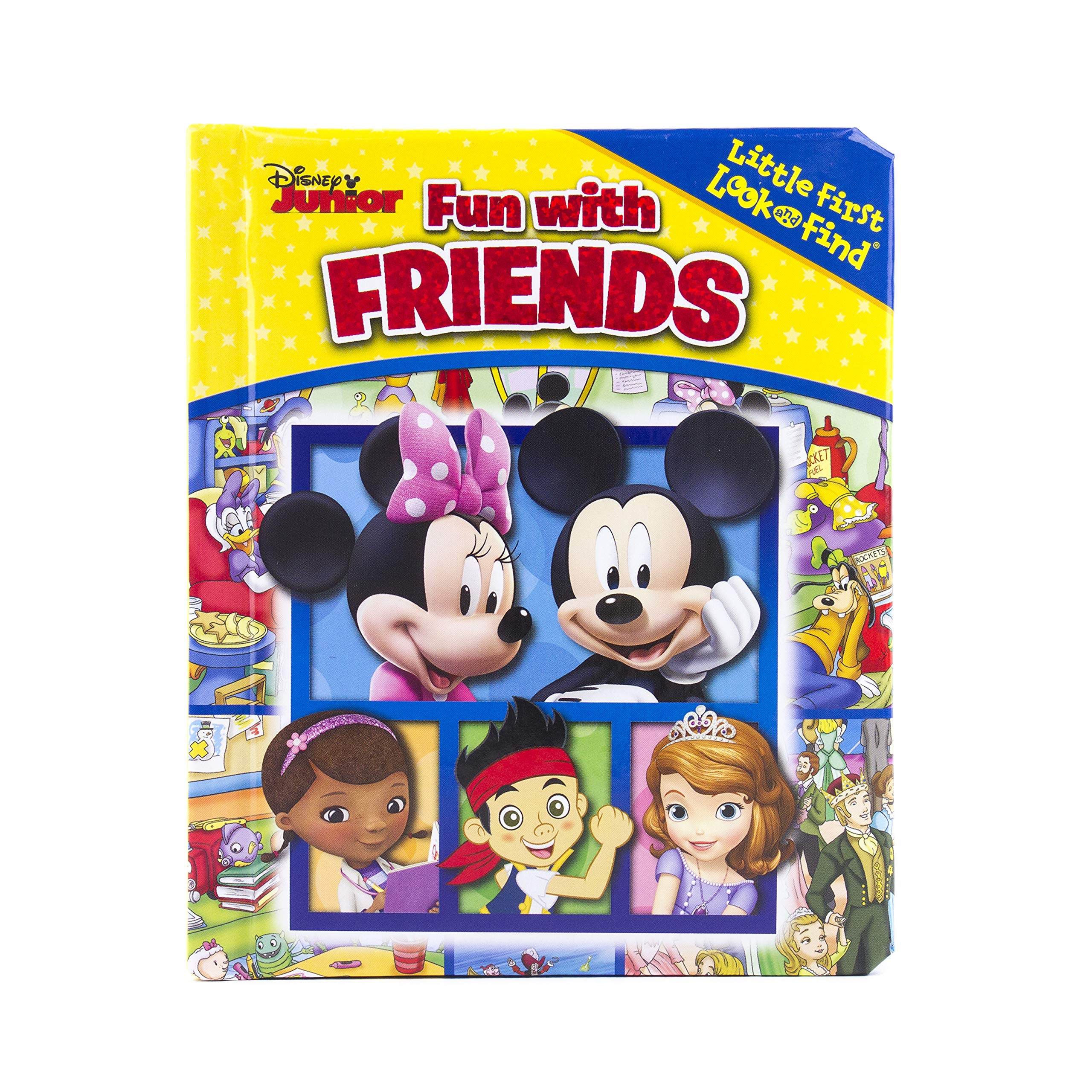 Disney Junior Mickey, Minnie, Sofie and More!  Fun with Friends Little First Look and Find  PI Kids,Used