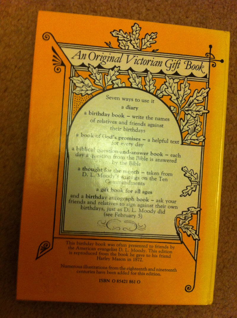 The D.L. Moody diary and date book (An original Victorian gift book),Used